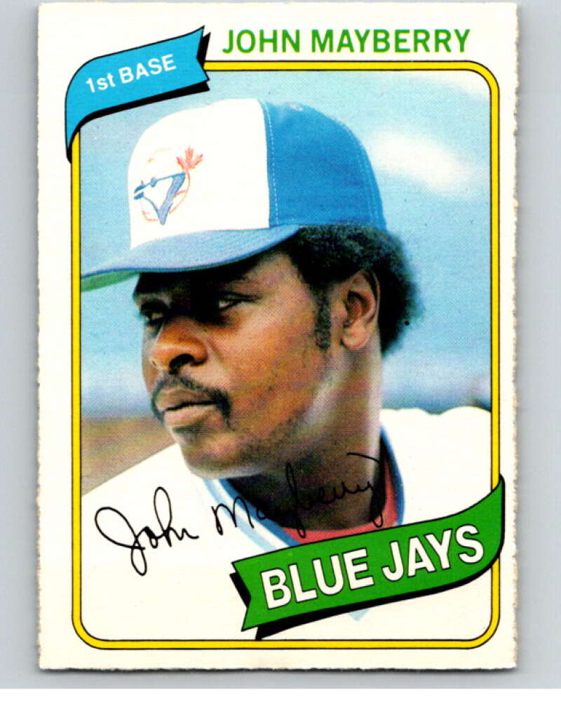 1980 O-Pee-Chee #338 John Mayberry Toronto Blue Jays V79839 Image 1