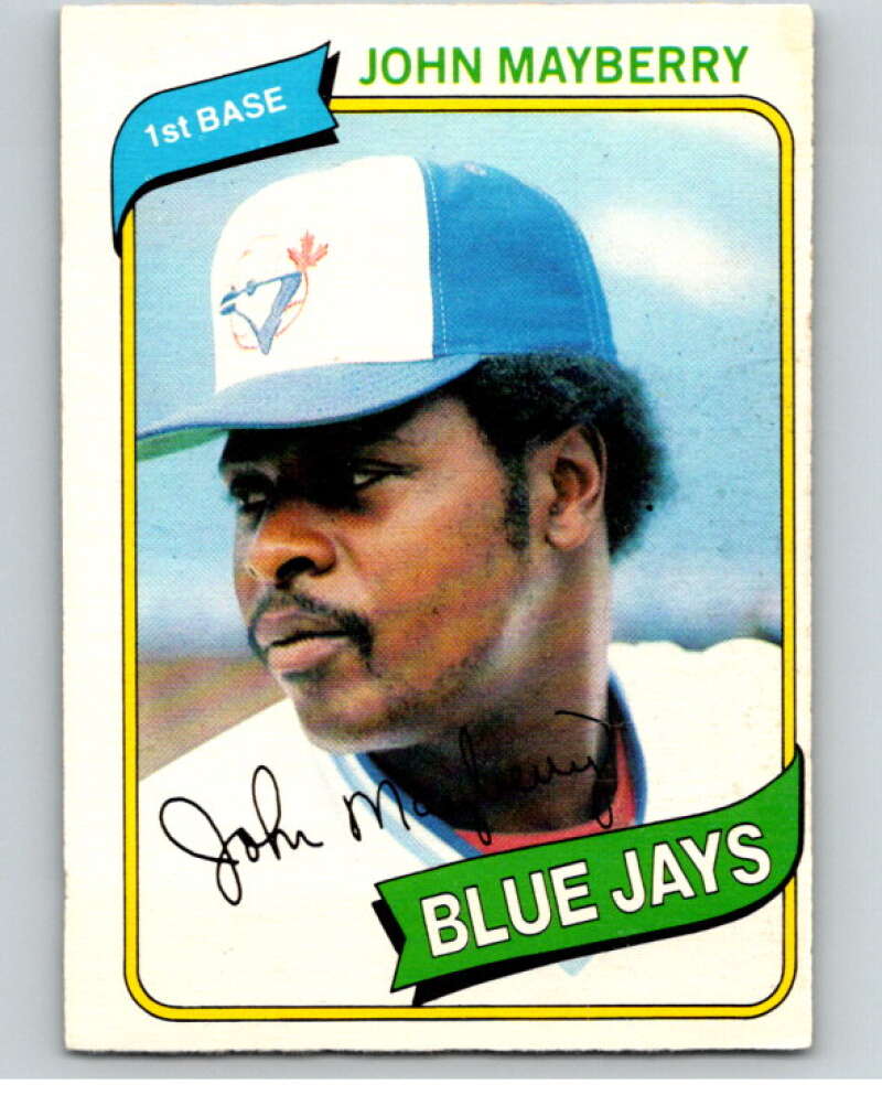 1980 O-Pee-Chee #338 John Mayberry Toronto Blue Jays V79841 Image 1