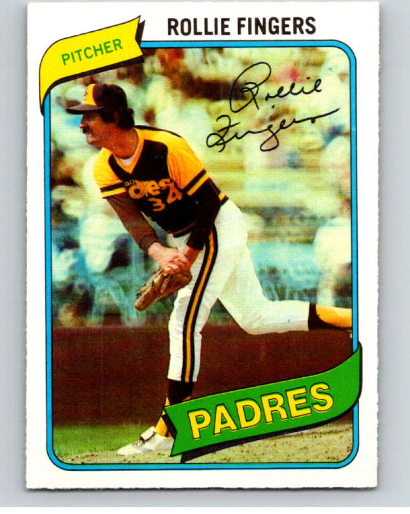 1980 O-Pee-Chee #343 Rollie Fingers San Diego Padres V79852 Image 1
