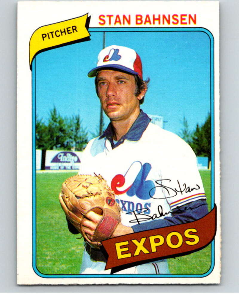 1980 O-Pee-Chee #345 Stan Bahnsen Montreal Expos V79857 Image 1