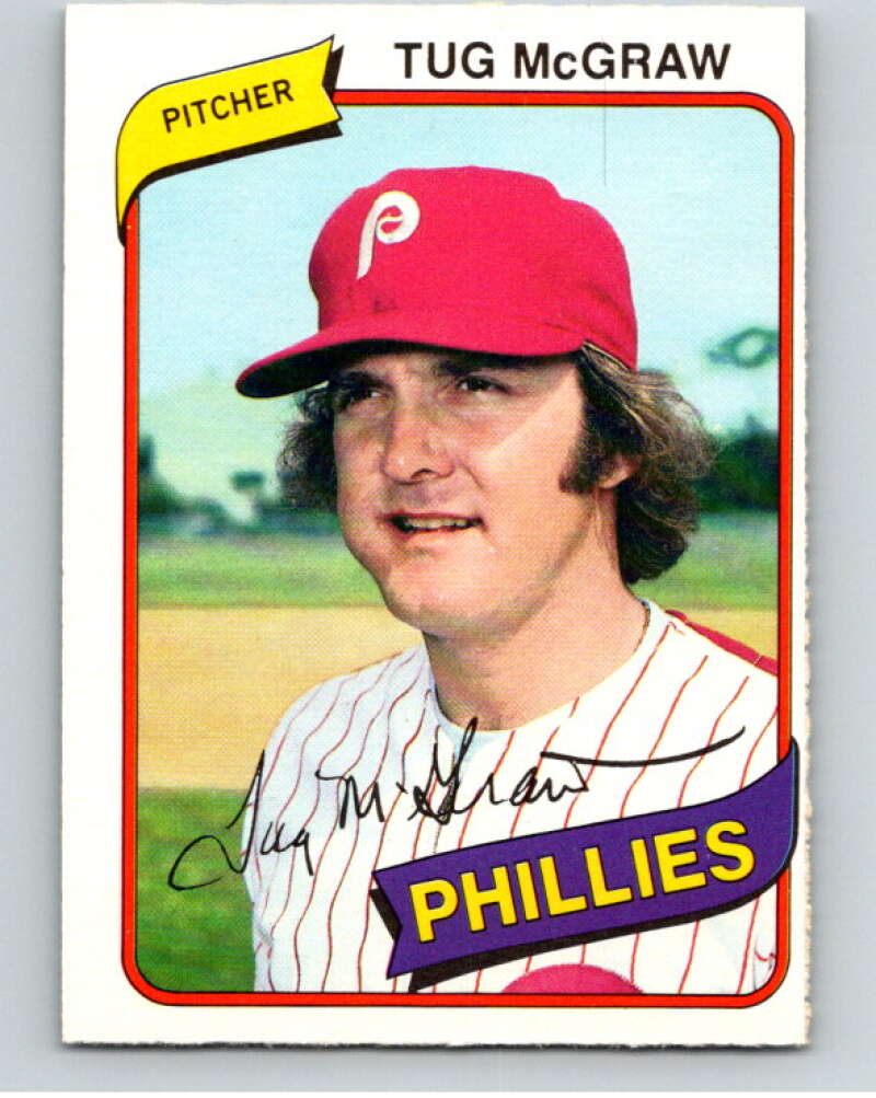 1980 O-Pee-Chee #346 Tug McGraw Philadelphia Phillies V79859 Image 1