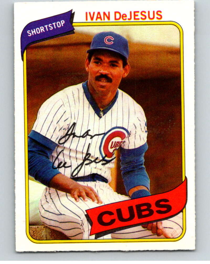 1980 O-Pee-Chee #349 Ivan DeJesus Chicago Cubs V79869 Image 1