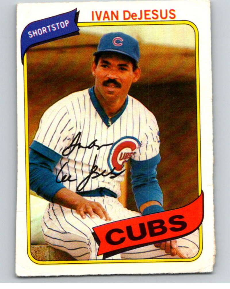 1980 O-Pee-Chee #349 Ivan DeJesus Chicago Cubs V79871 Image 1