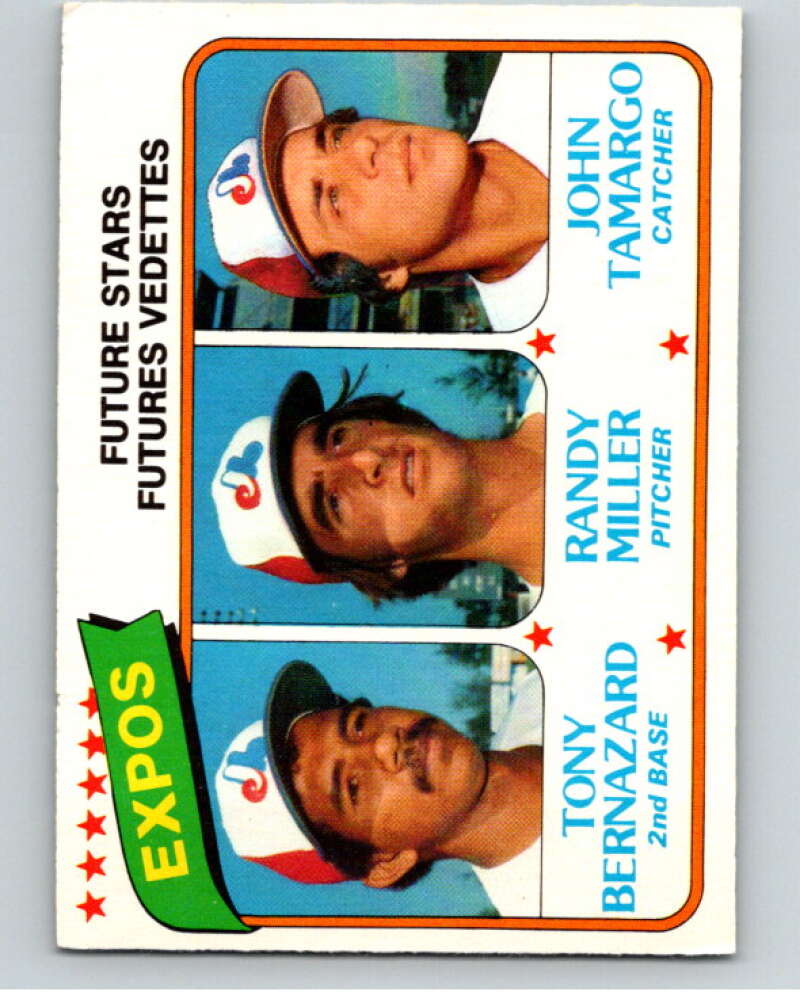 1980 O-Pee-Chee #351 Bernazard/Miller/Tamargo Expos Prospects V79880 Image 1