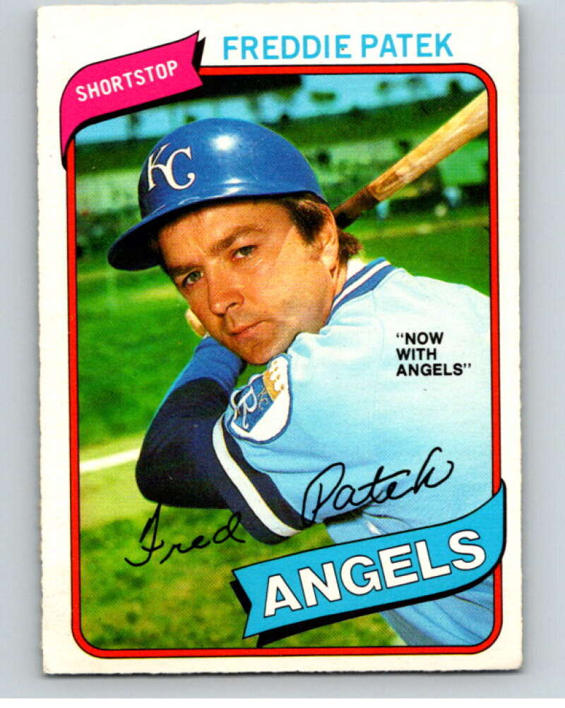 1980 O-Pee-Chee #356 Freddie Patek California Angels/Royals V79894 Image 1