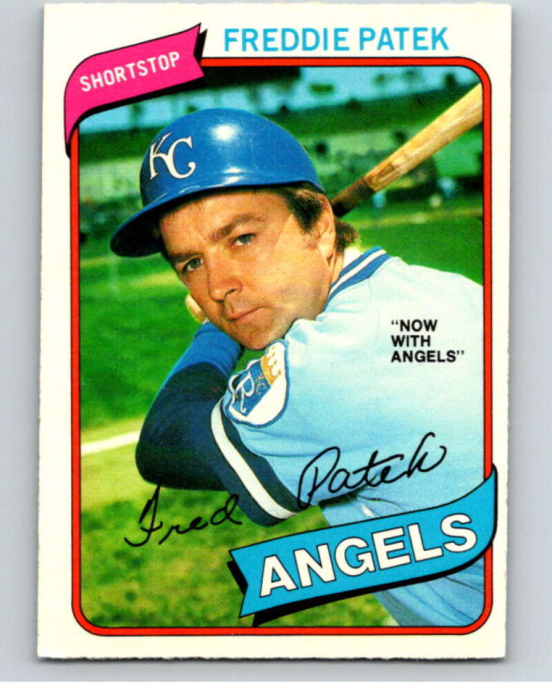 1980 O-Pee-Chee #356 Freddie Patek California Angels/Royals V79895 Image 1