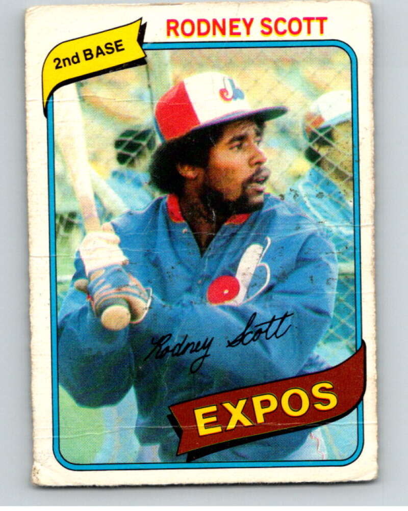 1980 O-Pee-Chee #360 Rodney Scott Montreal Expos V79902 Image 1