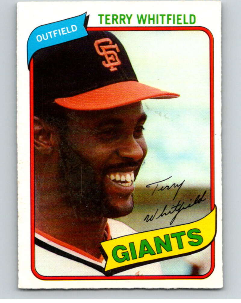 1980 O-Pee-Chee #361 Terry Whitfield San Francisco Giants V79907 Image 1