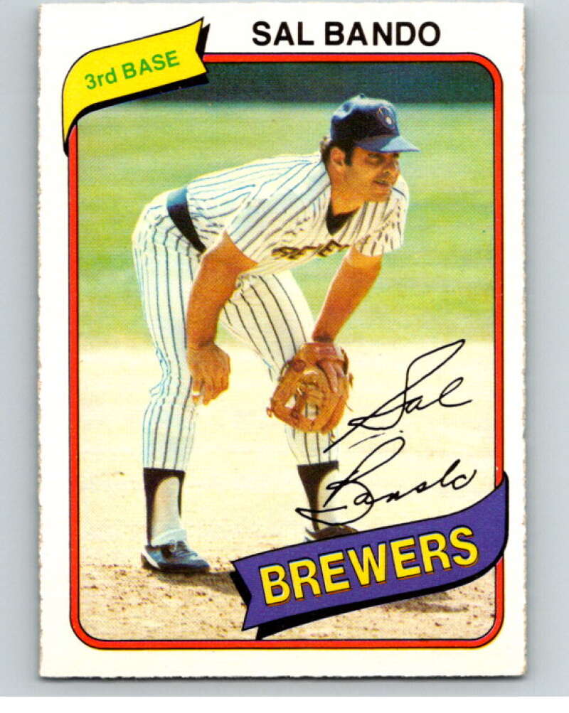 1980 O-Pee-Chee #363 Sal Bando Milwaukee Brewers V79910 Image 1