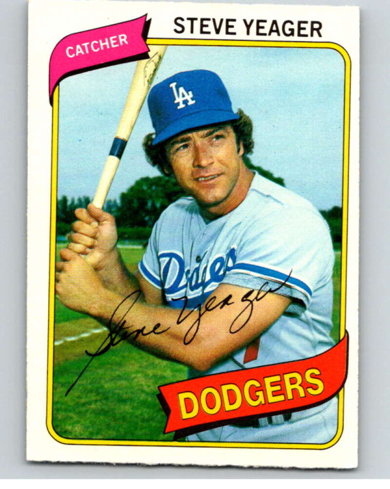 1980 O-Pee-Chee #371 Steve Yeager Los Angeles Dodgers V79930 Image 1