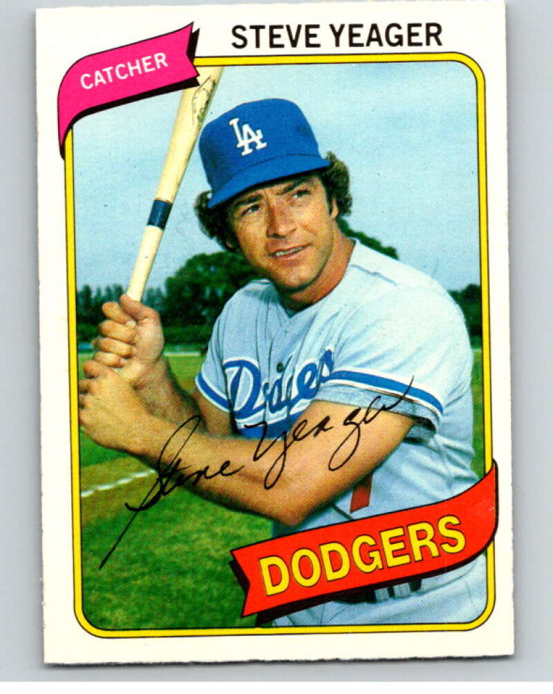 1980 O-Pee-Chee #371 Steve Yeager Los Angeles Dodgers V79931 Image 1