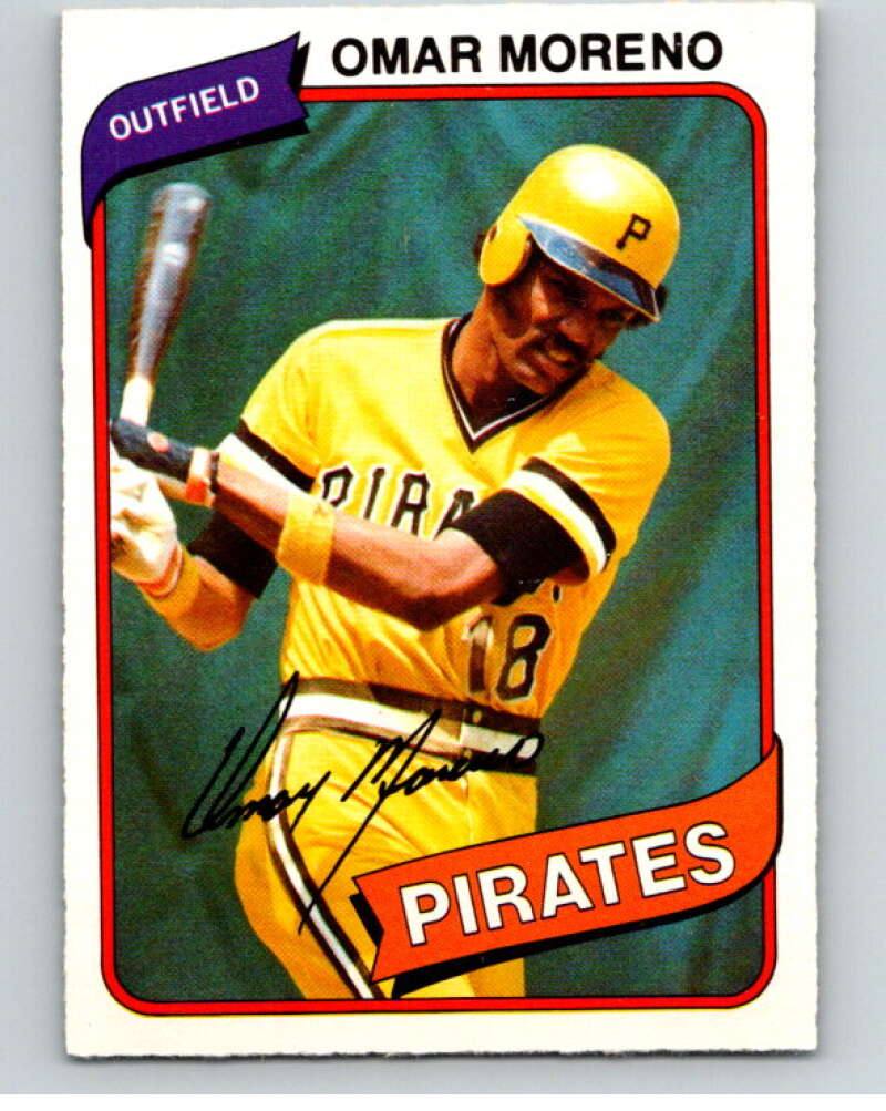 1980 O-Pee-Chee #372 Omar Moreno Pittsburgh Pirates V79935 Image 1