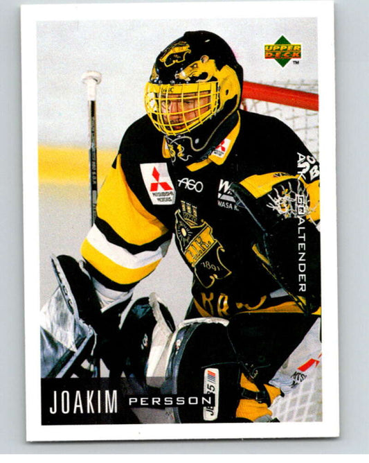 1995-96 Swedish Upper Deck #1 Joakim Persson V80001 Image 1