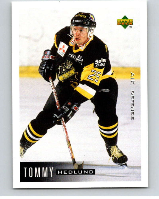 1995-96 Swedish Upper Deck #7 Tommy Hedlund V80010 Image 1