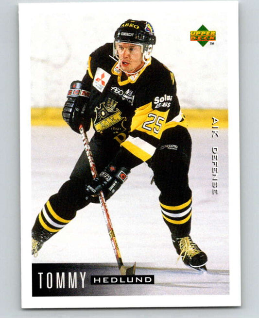 1995-96 Swedish Upper Deck #7 Tommy Hedlund V80011 Image 1