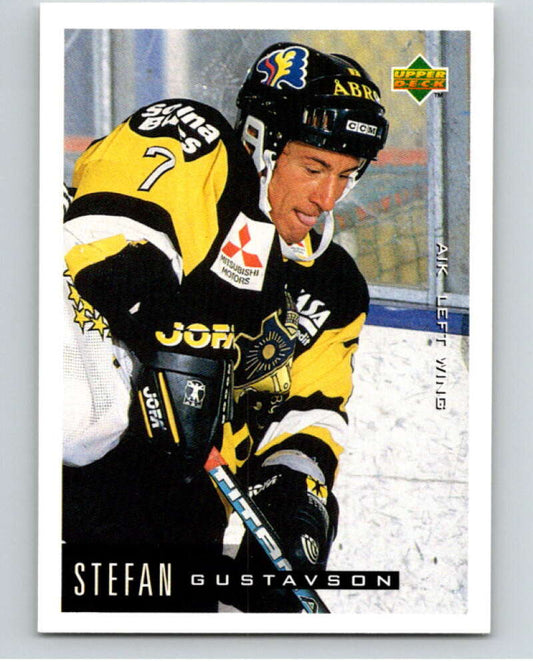 1995-96 Swedish Upper Deck #9 Stefan Gustavson V80014 Image 1