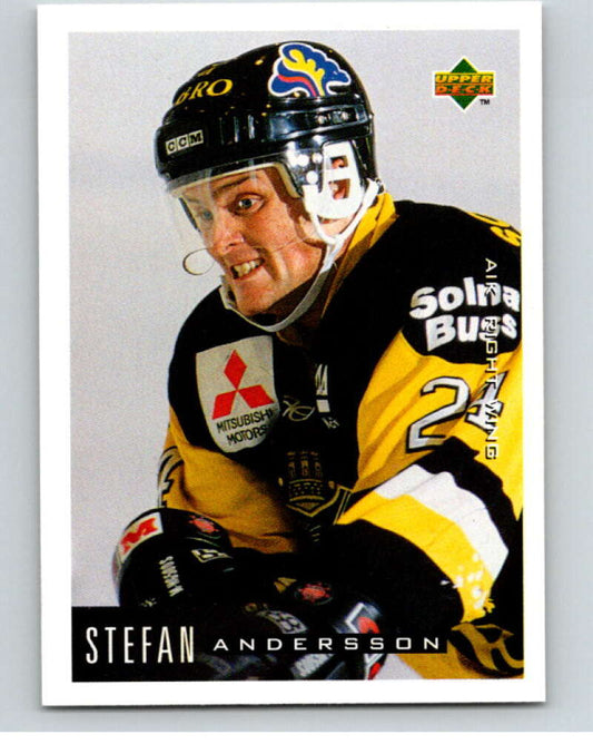 1995-96 Swedish Upper Deck #12 Stefan Andersson V80019 Image 1