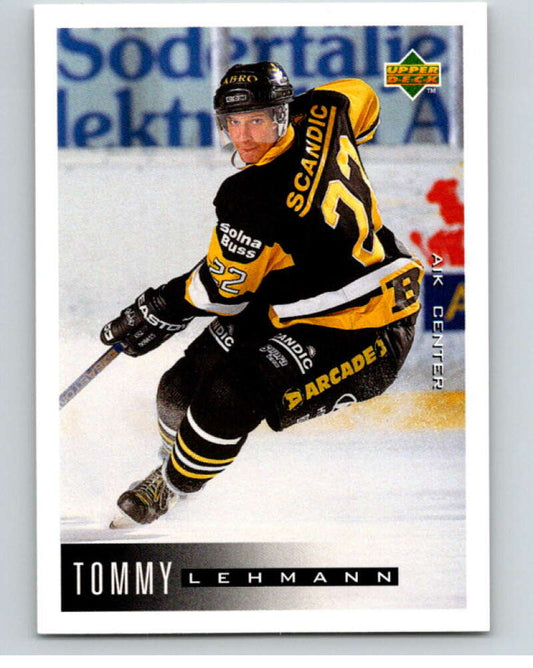 1995-96 Swedish Upper Deck #15 Tommy Lehmann V80021 Image 1