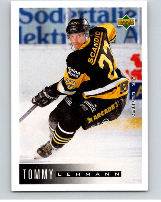 1995-96 Swedish Upper Deck #15 Tommy Lehmann V80022 Image 1