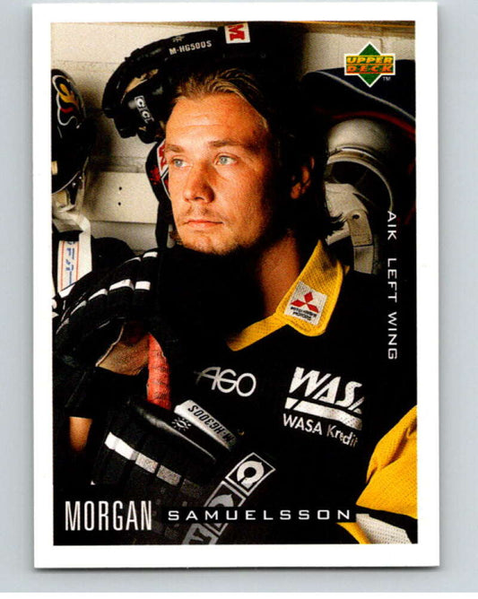 1995-96 Swedish Upper Deck #18 Morgan Samuelsson V80031 Image 1