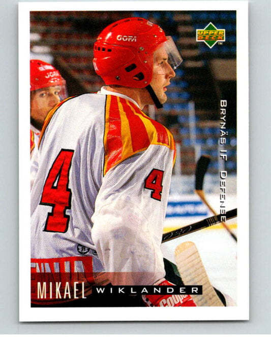 1995-96 Swedish Upper Deck #22 Mikael Wiklander V80035 Image 1