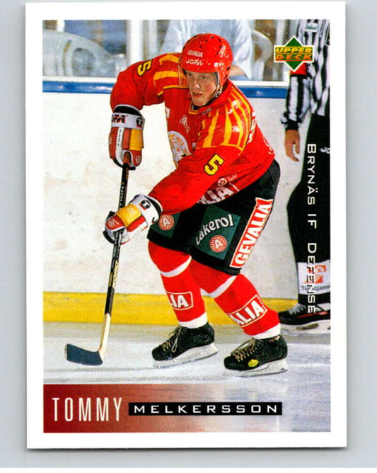 1995-96 Swedish Upper Deck #23 Tommy Melkersson V80036 Image 1