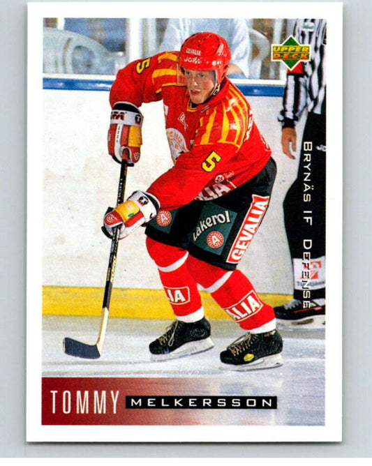 1995-96 Swedish Upper Deck #23 Tommy Melkersson V80038 Image 1