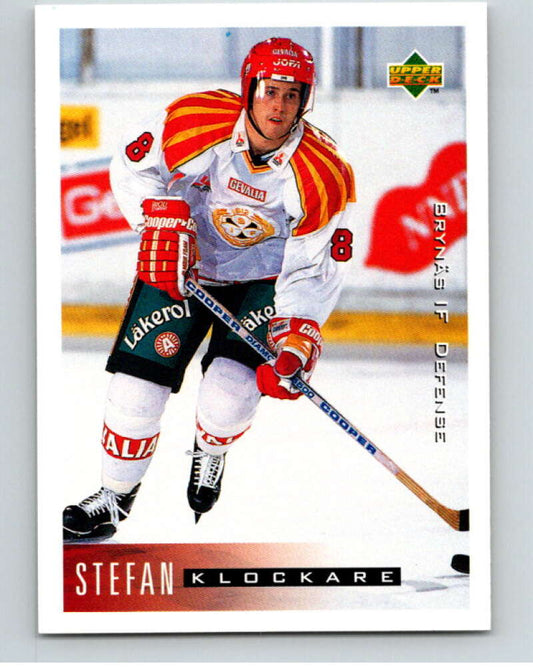 1995-96 Swedish Upper Deck #24 Stefan Klockare V80039 Image 1