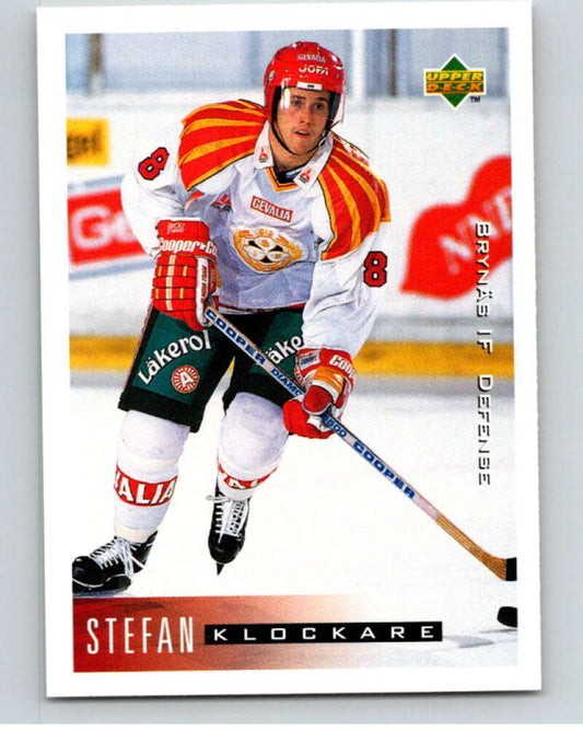 1995-96 Swedish Upper Deck #24 Stefan Klockare V80040 Image 1
