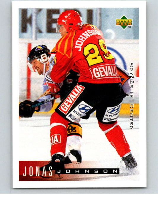 1995-96 Swedish Upper Deck #26 Jonas Johnsson V80044 Image 1