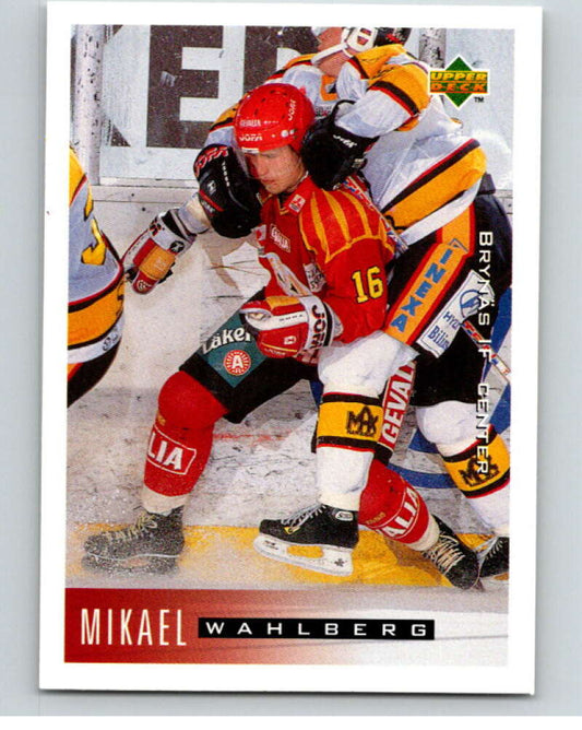 1995-96 Swedish Upper Deck #30 Mikael Wahlberg V80047 Image 1