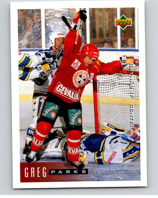 1995-96 Swedish Upper Deck #32 Greg Parks V80053 Image 1