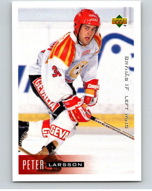 1995-96 Swedish Upper Deck #34 Peter Larsson V80056 Image 1