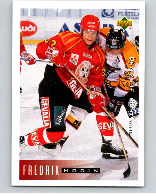 1995-96 Swedish Upper Deck #35 Fredrik Modin V80058 Image 1