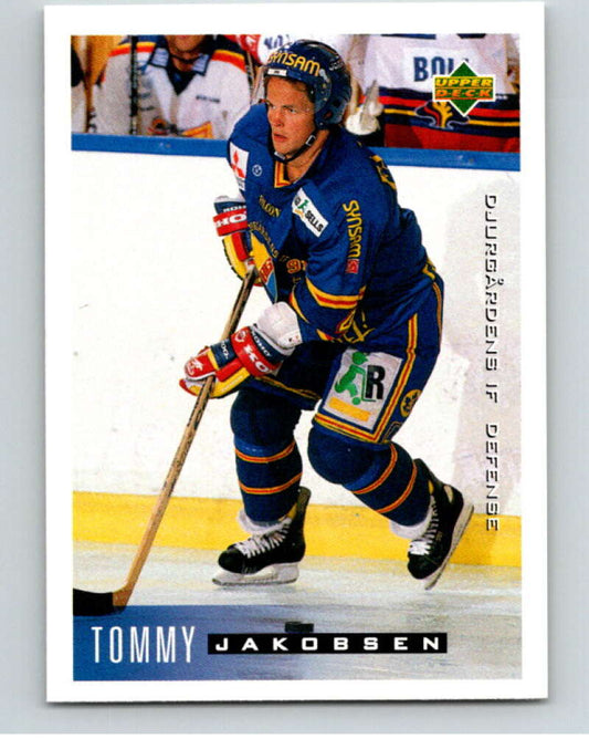 1995-96 Swedish Upper Deck #38 Tommy Jakobsen V80062 Image 1