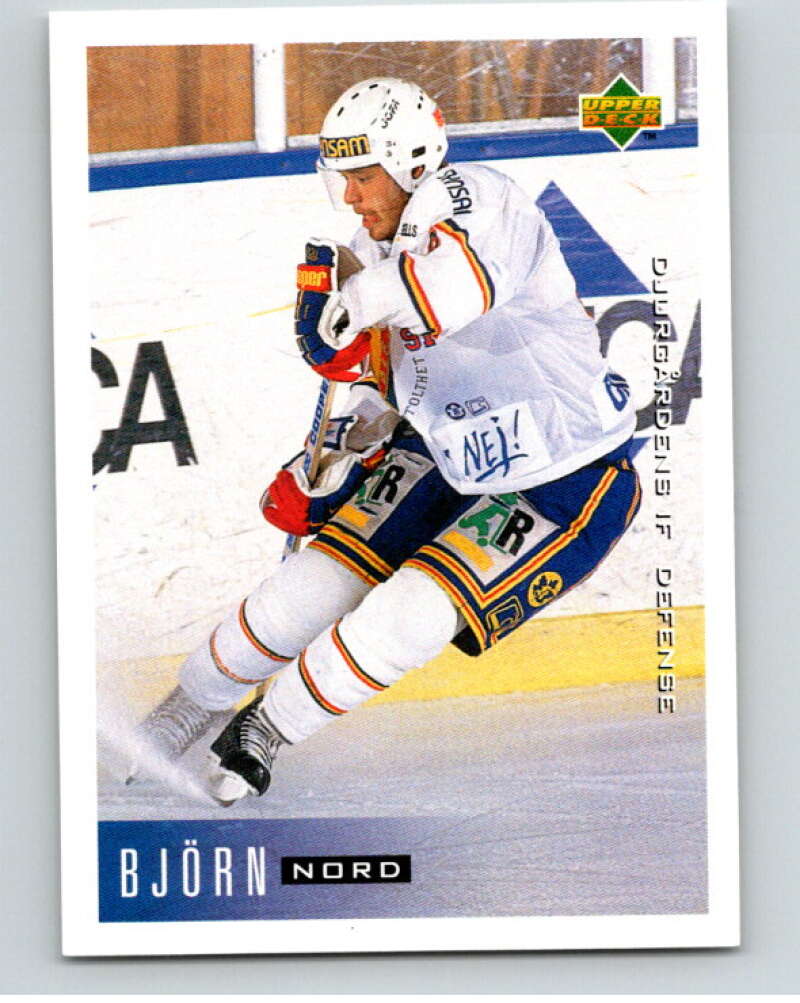 1995-96 Swedish Upper Deck #42 Bjorn Nord V80069 Image 1