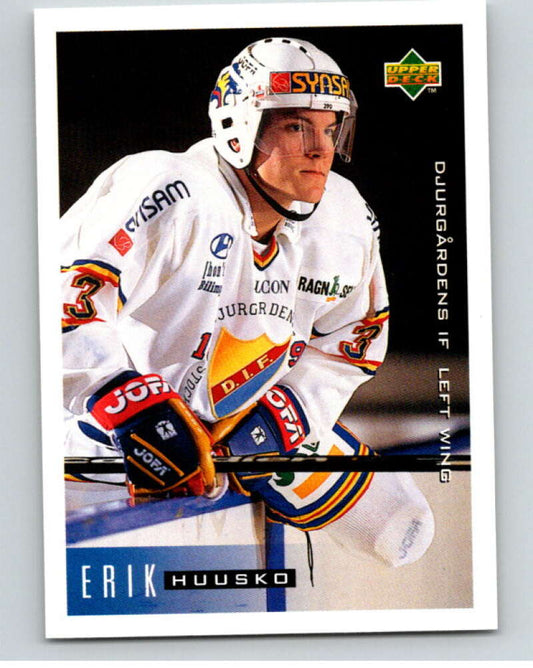 1995-96 Swedish Upper Deck #44 Erik Huusko V80075 Image 1