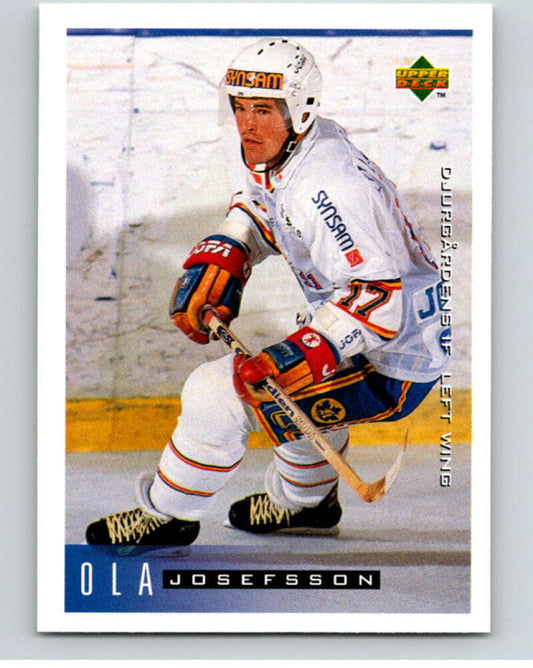 1995-96 Swedish Upper Deck #49 Ola Josefsson V80081 Image 1
