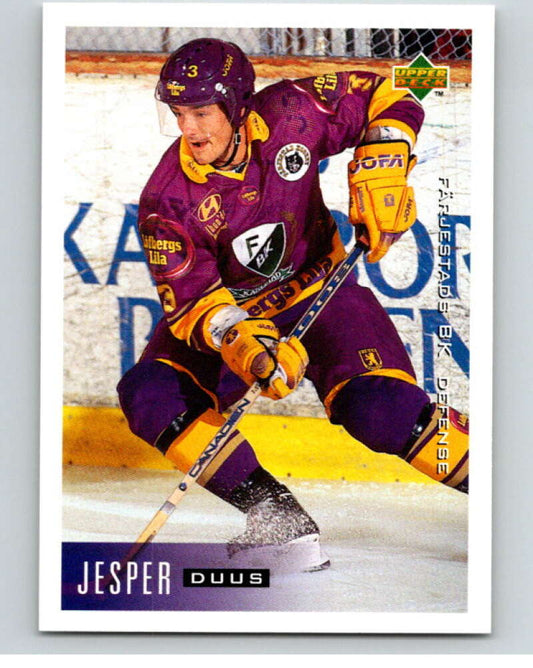 1995-96 Swedish Upper Deck #57 Jesper Duus V80094 Image 1