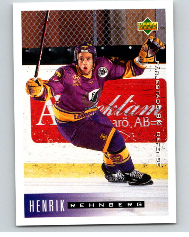 1995-96 Swedish Upper Deck #61 Henrik Rehnberg V80101 Image 1