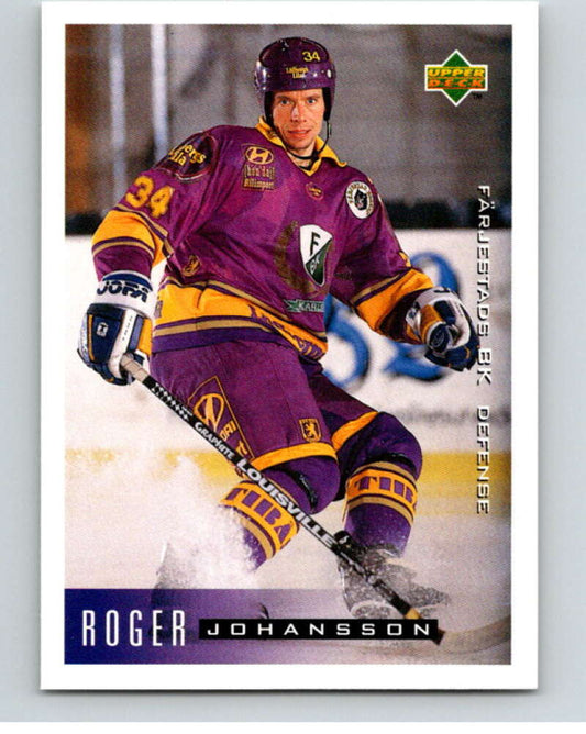 1995-96 Swedish Upper Deck #62 Roger Johansson V80103 Image 1
