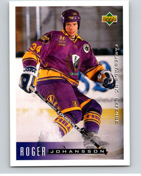 1995-96 Swedish Upper Deck #62 Roger Johansson V80104 Image 1