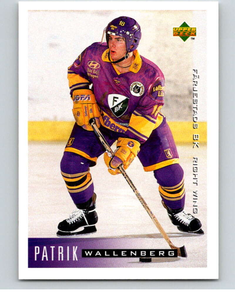 1995-96 Swedish Upper Deck #70 Patrik Wallenberg V80117 Image 1