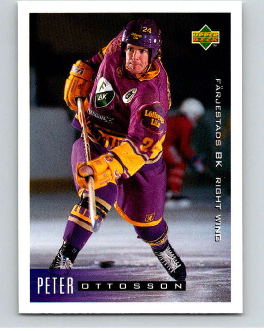 1995-96 Swedish Upper Deck #74 Peter Ottosson V80123 Image 1