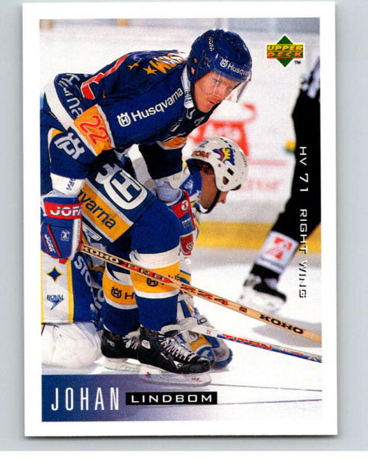 1995-96 Swedish Upper Deck #88 Johan Lindbom V80146 Image 1