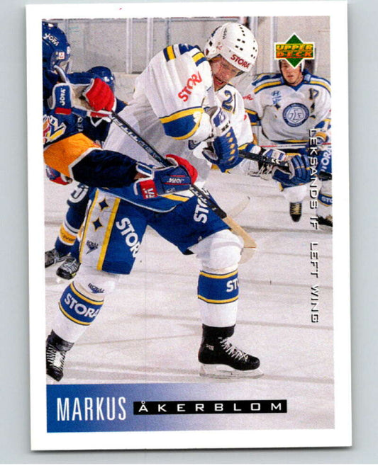 1995-96 Swedish Upper Deck #108 Markus Akerblom V80181 Image 1