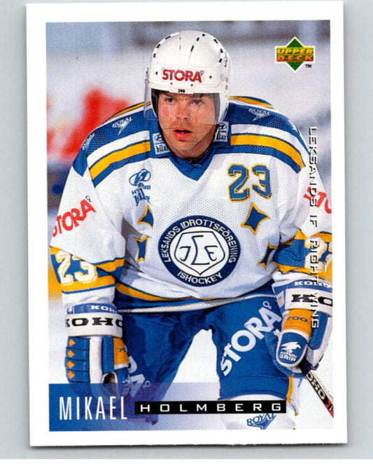 1995-96 Swedish Upper Deck #109 Mikael Holmberg V80183 Image 1