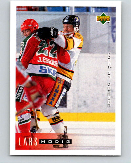 1995-96 Swedish Upper Deck #114 Lars Modig V80192 Image 1