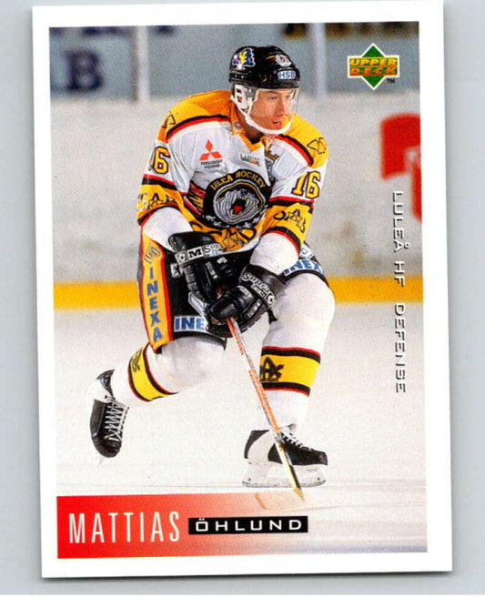 1995-96 Swedish Upper Deck #119 Mattias Ohlund V80201 Image 1