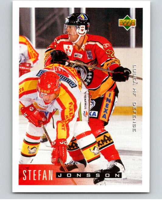 1995-96 Swedish Upper Deck #121 Stefan Jonsson V80203 Image 1